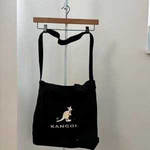 Kangol black tote bag